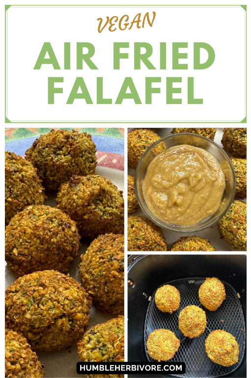 Air Fried Falafel Pin graphic