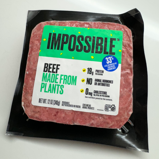 Impossible Burger in packaging