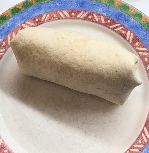 Rolled burrito