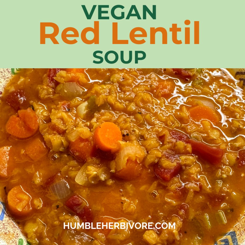 Vegan Red Lentil Soup Recipe Image