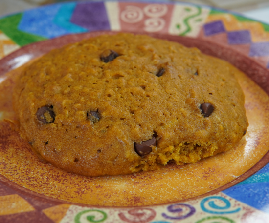 Pumpkin Chocolate Chip Oatmeal Cookie