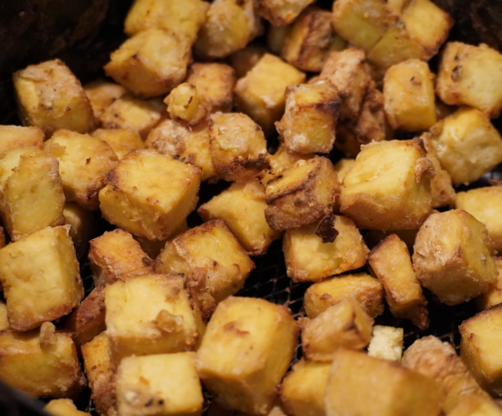 Air fried tofu