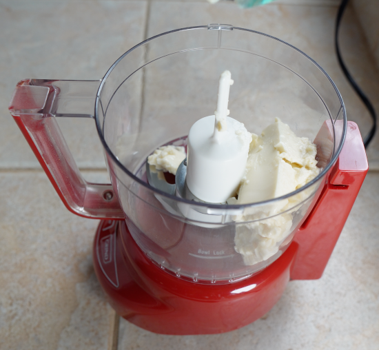 Silken tofu in food processor