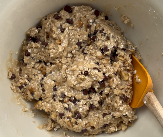 Cookie dough formed