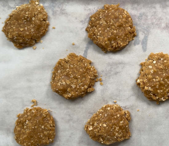 Cookies ready to be baked