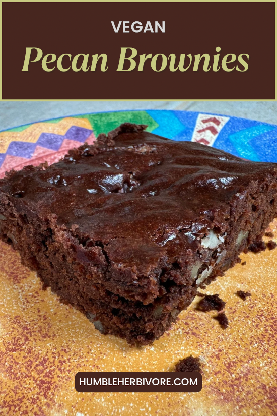 Vegan Pecan Brownies Pin