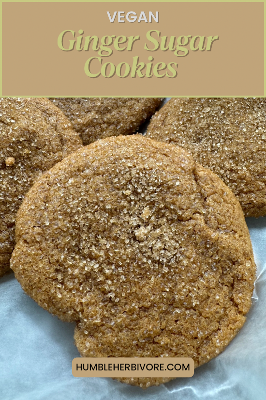 Ginger sugar cookies pin