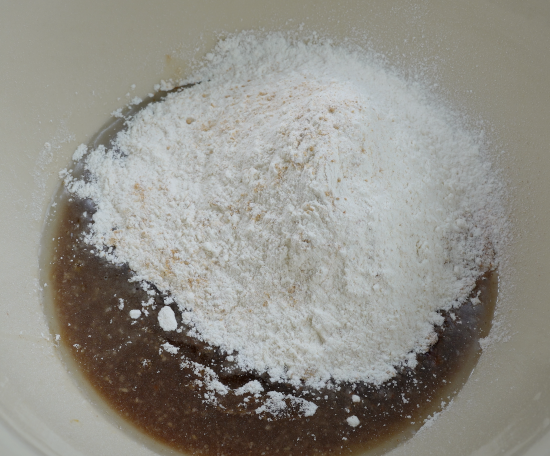 Dry and wet ingredients