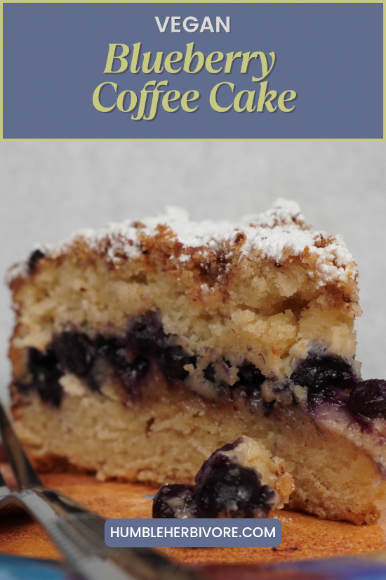 Blueberry coffee cake pin