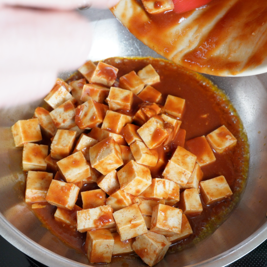 Sautéing Tofu