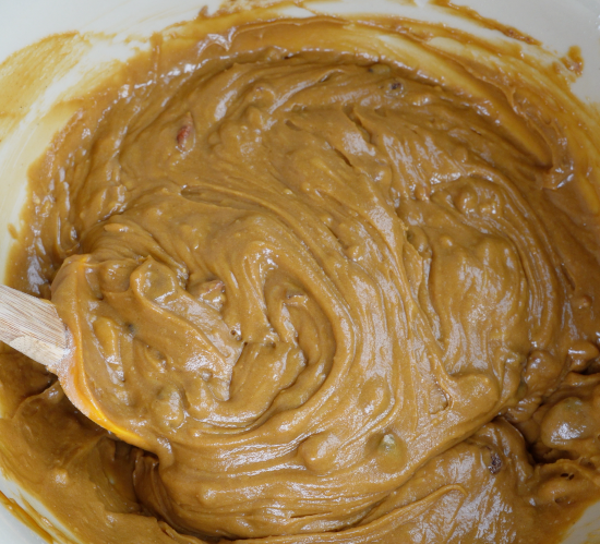 Gingerbread muffin batter