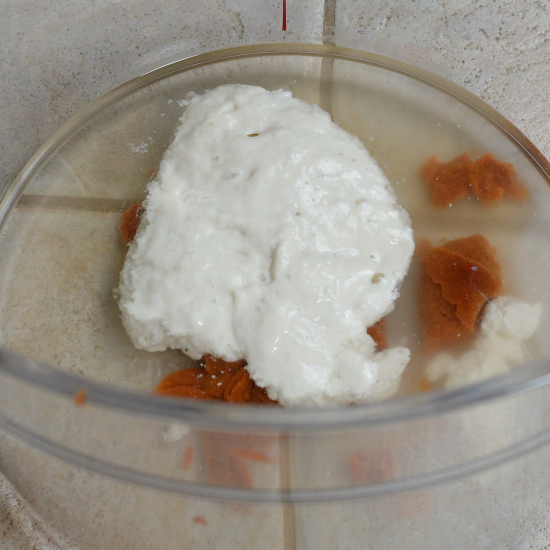 Sourdough wet ingredients