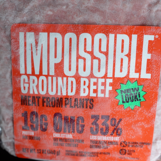 Impossible Burger packaging