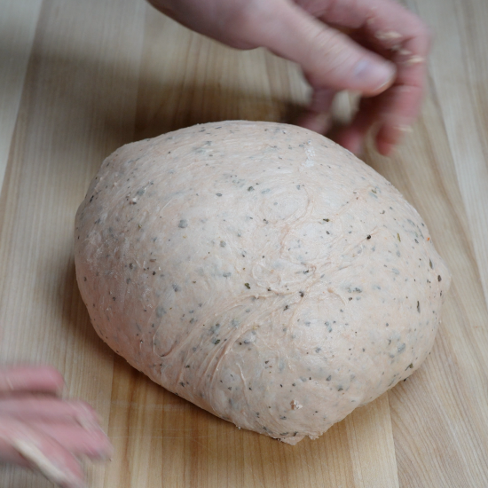 Shaping the dough