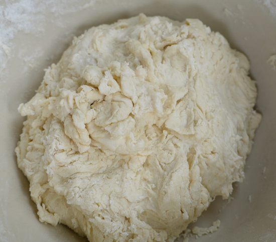 Prepared biscuit dough